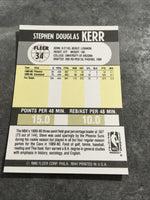 Steve Kerr Cavaliers 1990-1991 Fleer League Leader #34