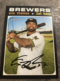 Eric Thames Brewers 2020 Topps Heritage #397