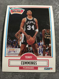 Terry Cummings Spurs 1990-1991 Fleer #170