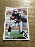 Tim Brown Raiders 1992 Fleer #191