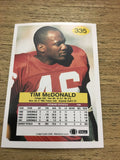 Tim McDonald Cardinals 1992 Fleer #335