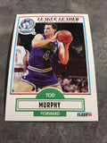 Tod Murphy Timberwolves 1990-1991 Fleer League Leader #115