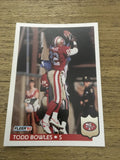 Todd Bowles 49ers 1992 Fleer #372