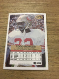 Todd Bowles 49ers 1992 Fleer #372