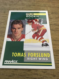 Tomas Forslund Flames 1991-1992 Pinnacle Rookie #333