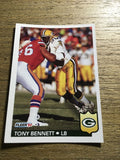 Tony Bennett Packers 1992 Fleer #126