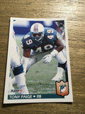 Tony Paige Dolphins 1992 Fleer#233