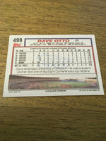 Dave Otto Indians 1992 Topps #499