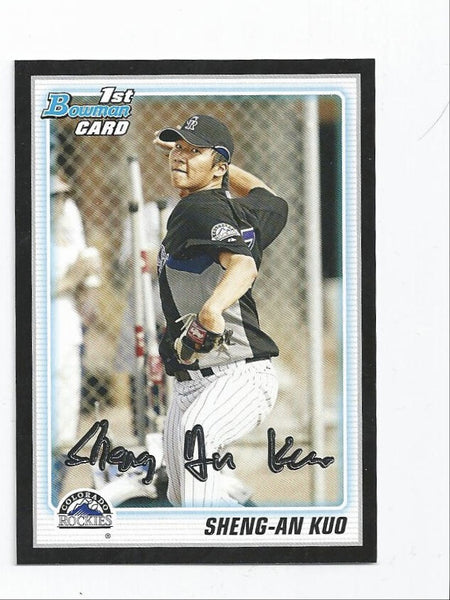 Sheng-An Kuo Rockies 2010 Bowman Prospects Black #BP52