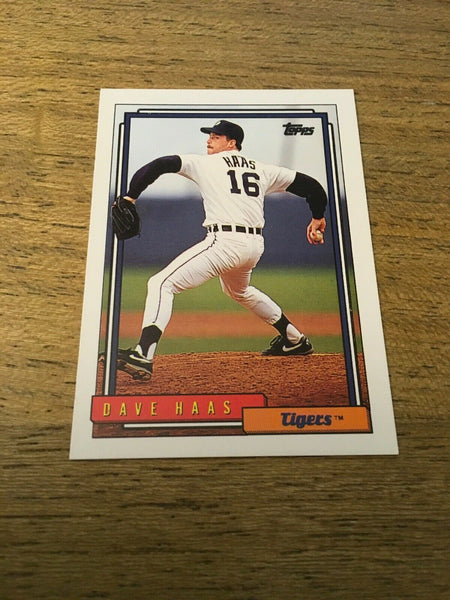 Dave Haas Tigers 1992 Topps #665