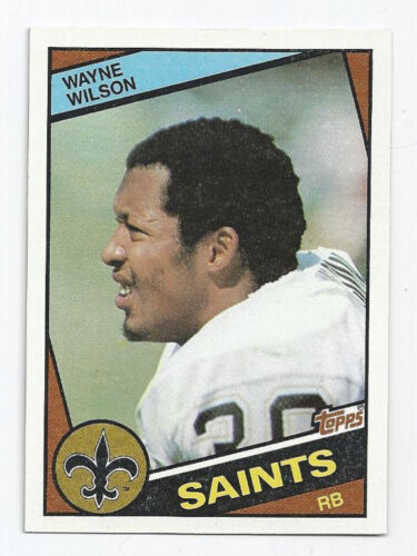 Wayne Wilson Saints 1984 Topps #309