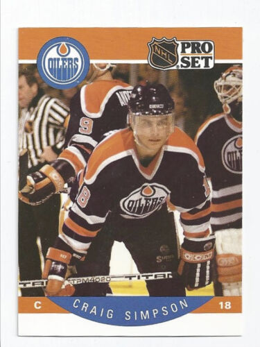 Craig Simpson Oilers 1990-1991 Pro Set #95