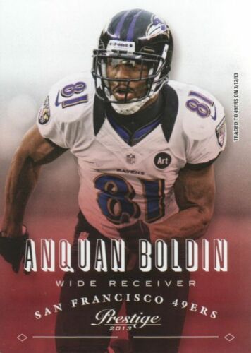 Anquan Boldin 49ers 2013 Prestige #175