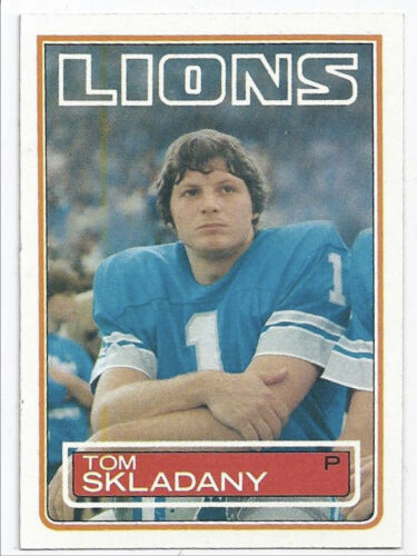 Tom Skladany Lions 1983 Topps #71