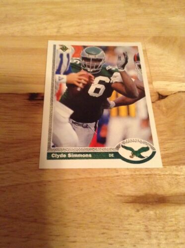 Clyde Simmons Eagles 1991 Upper Deck #130