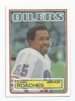 Carl Roaches Oilers 1983 Topps #281