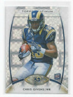 Chris Givens Rams 2012 Topps Platinum Xfractor Rookie #127