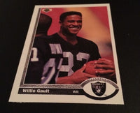 Willie Gault Raiders 1991 Upper Deck #292