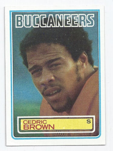 Cedric Brown Buccaneers 1983 Topps #175