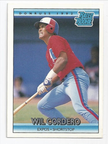 Wil Cordero Expos 1992 Donruss Rated Rookie #2