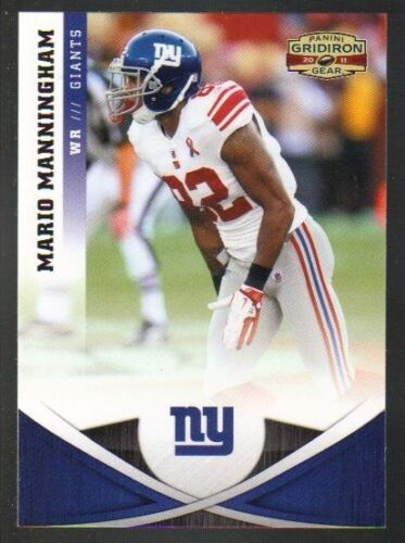 Mario Manningham Giants 2011 Panini Gridiron #80