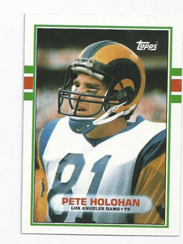 Pete Holohan Rams 1989 Topps #124