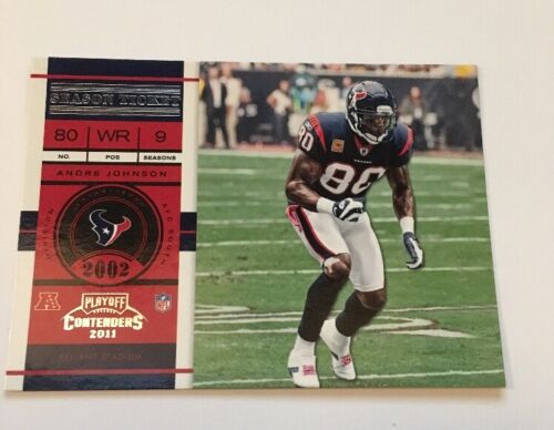 Andre Johnson Texans 2011 Playoff Contenders #27
