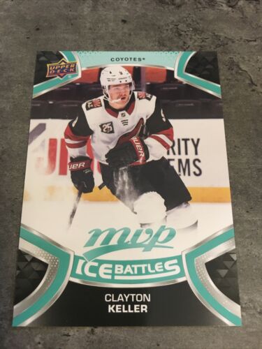 Clayton Keller Coyotes 2021-22 Upper Deck MVP Ice Battles #9