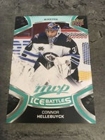 Connor Hellebuyck Jets 2021-22 Upper Deck MVP Ice Battles #155