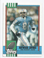 Haywood Jeffiries Oilers 1990 Topps #225
